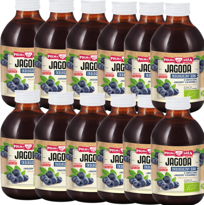 1979폴스카로자 유기농 빌베리 원액, 12개, 250ml