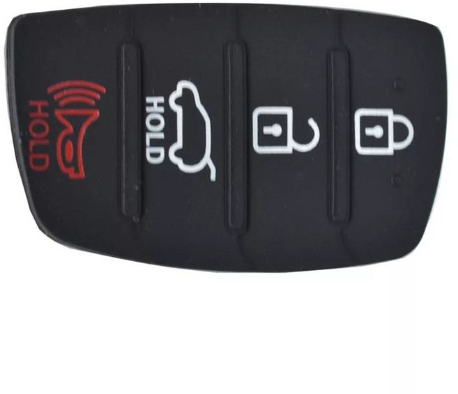 현대 4버튼 폴딩키 교체용 수리용 실리콘 버튼 고무