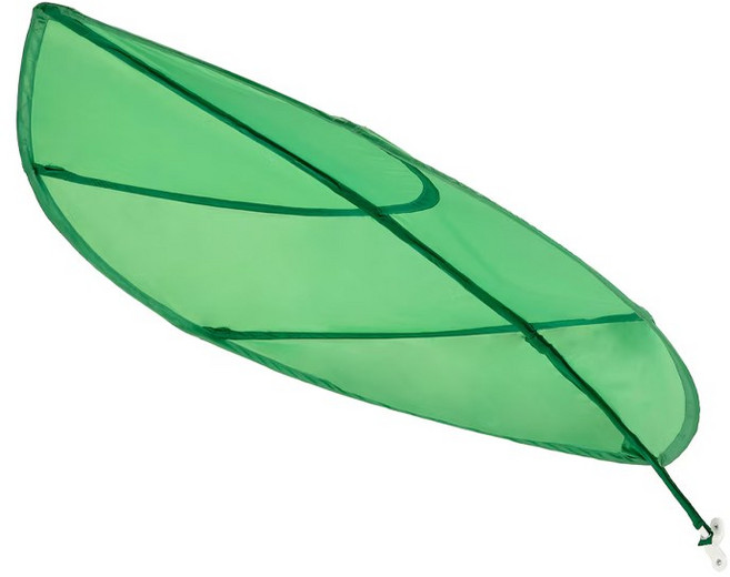 이케아 캐노피 에어컨 온풍기 바람막이 뢰바 침대캐노피 노바 나뭇잎캐노피, 그린 one size