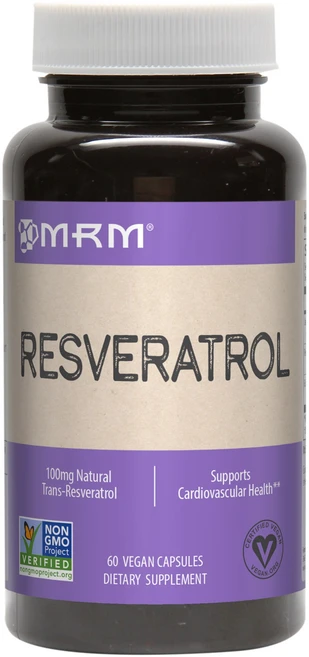 엠알엠 레스베라트롤 100mg 베지테리안 캡슐 비건, 1개, 60정 - 쿠팡