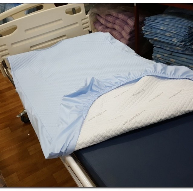 입원실용 병원침대커버 - 0412 연하늘2 (싸개형)