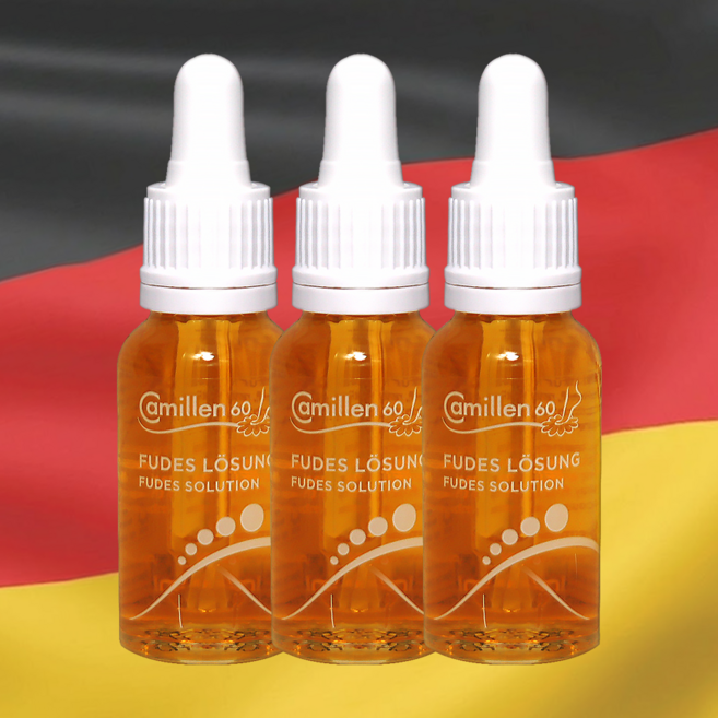 독일 카밀렌60 FUDES 푸데스 문제성손발톱 영양제 푸데스솔루션 20ml, 3개