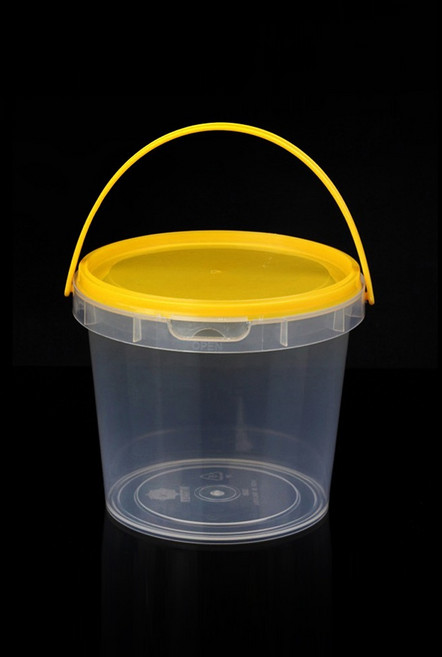 [BR] 손잡이 잠금용기 E-3098 SET (노랑/PP/800ml) 100개 세트, 1박스