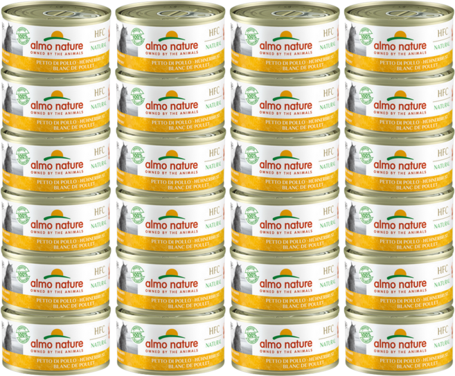 알모네이쳐 고양이주식캔 습식사료, 24개, 닭가슴살