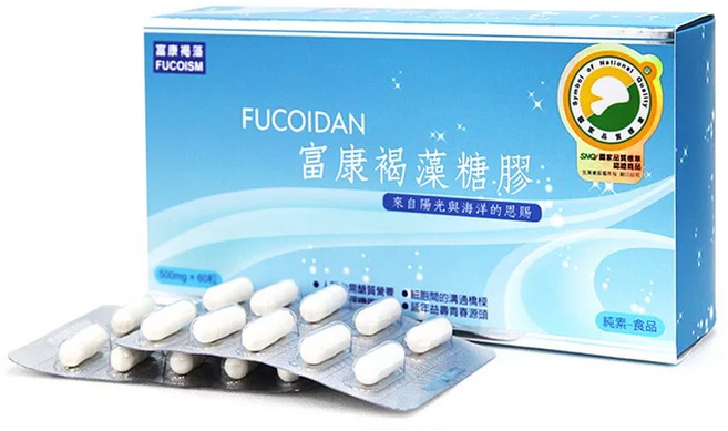 富康 褐藻糖膠, 1個, 1盒(60粒/盒)