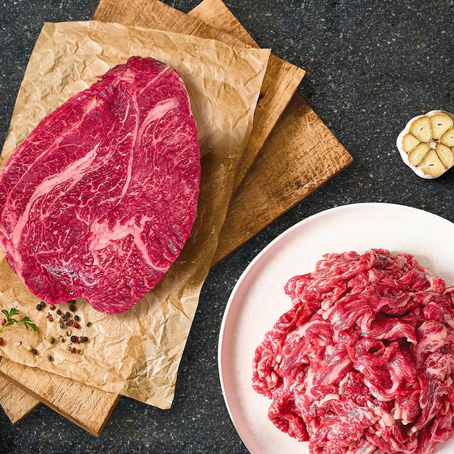 [왕비집] 1++한우 꽃등심 200g + 불고기 200g