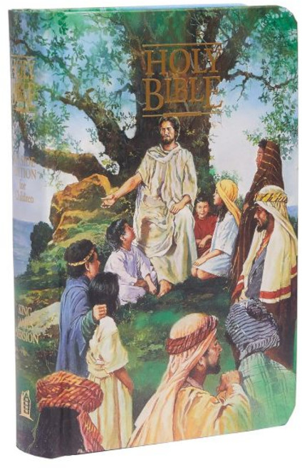영어 성경 영문 홀리 바이블 성경책 KJV 클래식 성경 해변판 풀 컬러 일러스트레이션(하드커버) 성경 킹 제임스 버전(Kjv110)