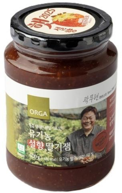 풀무원 햇 유기농 설향 딸기잼 (600g), 1개, 600g