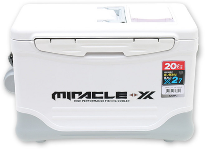 싸파 미라클X 아이스박스 20L SIC-020HE 쿨러 낚시 캠핑 레져