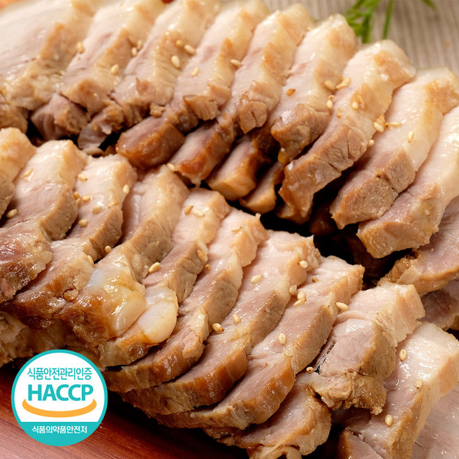 호야마트 육즙가득 한방 통삼겹보쌈 혼술 혼밥, 350g, 1개