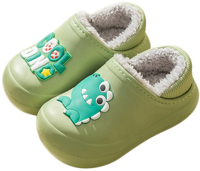 아동 초등학생 방한 털실내화 어린이 겨울슬리퍼