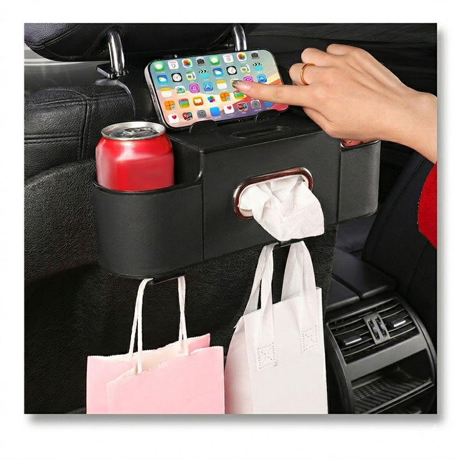 차량 뒷좌석 홀더, 블랙, 1개