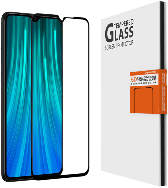 어반스티치 샤오미 홍미노트8 프로 풀커버 강화유리 액정보호필름, 1개