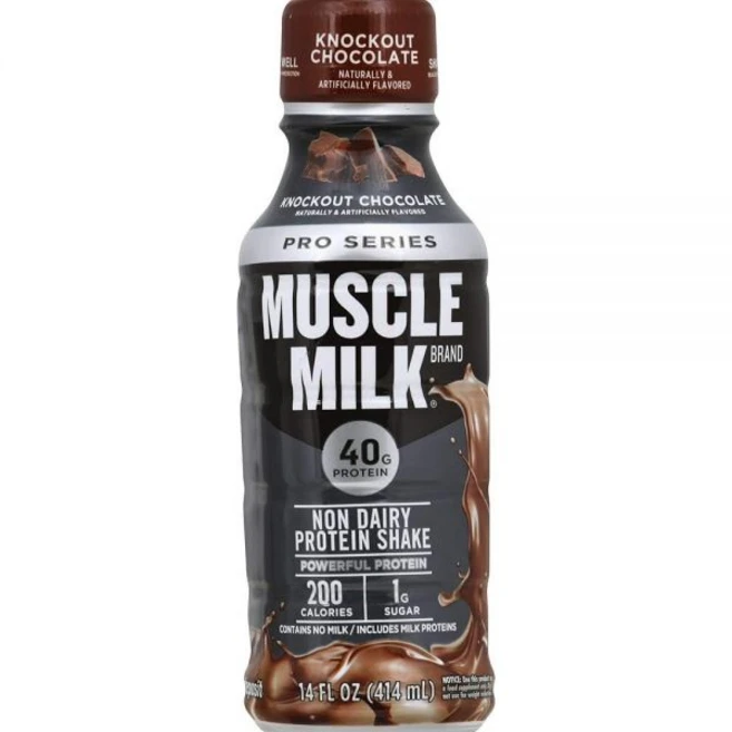 Muscle Milk 프로 시리즈 단백질 쉐이크 초콜릿 414ml(14온스) 325809, 14 Fl Oz (Pack of 1), 1개, 414ml - 쿠팡