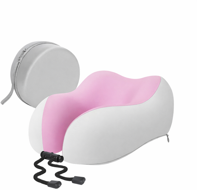 일상채움 기내용 여행용 접이식 메모리폼 목베개 케이스 세트