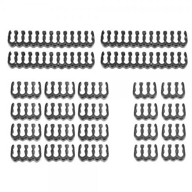 [티테크놀로지] 케이블홀더 6핀 8핀 24핀 FULL SET T-CH24B(블랙), 상세페이지 참조