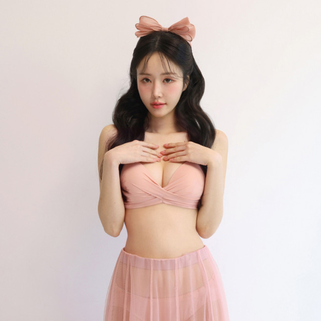 크라시앙 자체제작 메리미 꼬임 볼륨브라 세트 노와이어 셔링 볼륨 뽕브라 브라팬티세트