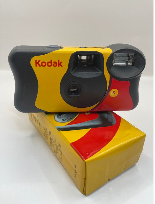 Kodak 底片相機 即可拍 一次性相機 附閃光燈 傻瓜相機, 柯達 FunSaver, 1個, 柯達 FunSaver