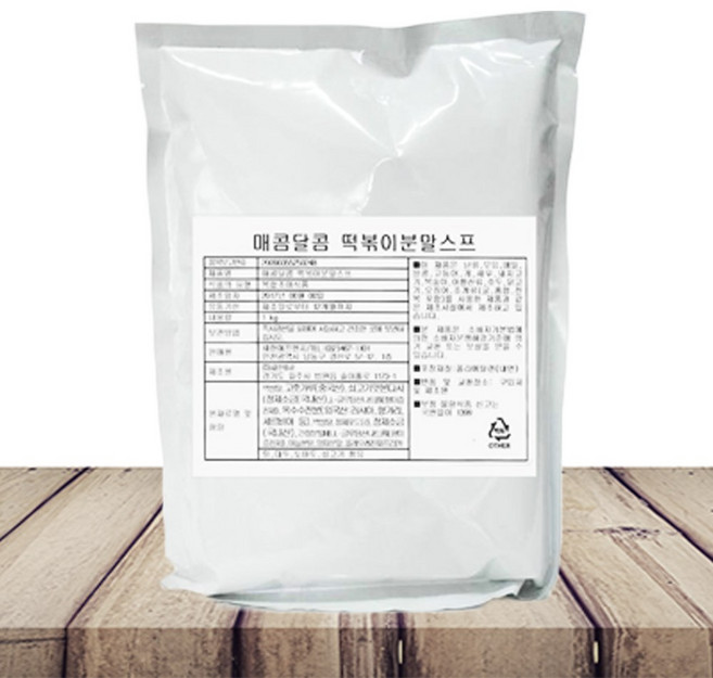 새한 매콤달콤 떡볶이분말스프 1kg [한국물] 국물떡볶이 떡볶이전문점소스 떡볶이소스 맛있는떡볶이만들기, 1개