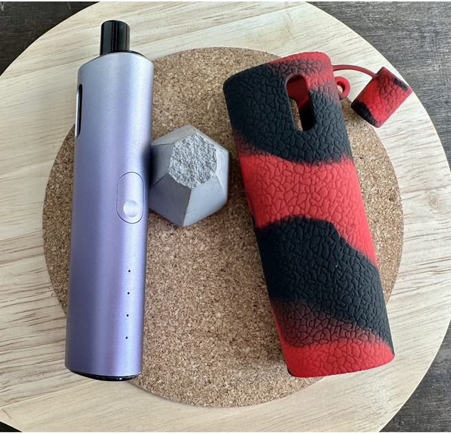 레더크레프트 아보카도베이비프로 전용 실리콘 케이스 위생캡덮개 포함, 블랙레드, 1개