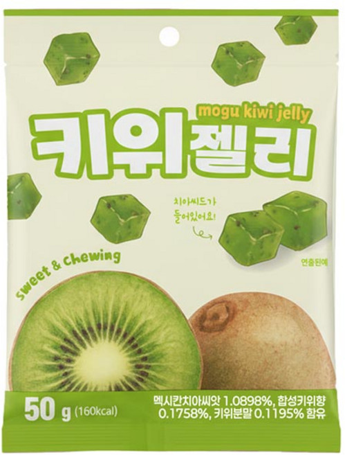 모구 키위 젤리, 1개, 50g