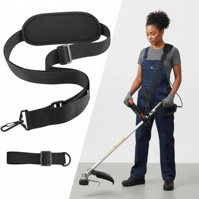 예초기 어깨끈 멜빵 스트랩 견착식 어깨 걸이 보조 끈 줄 고정 밴드 연결 고리