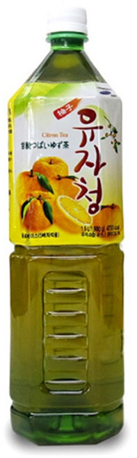 청솔 유자청 음료베이스, 1.5L, 1개