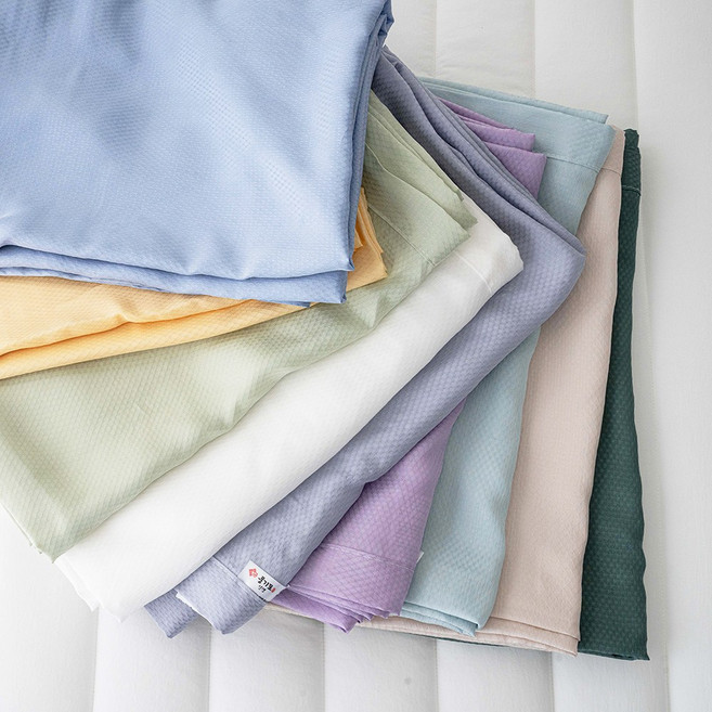 풍기 냉감 인견100% 홑이불 단품 시원한 여름이불 9컬러, 라이트그린