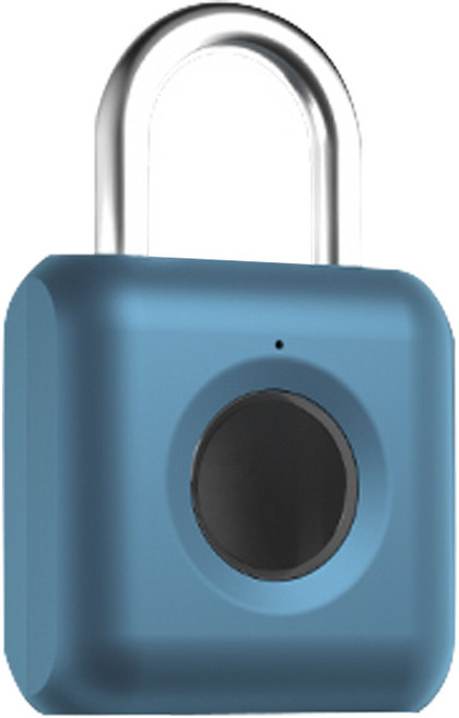 ANVAVA 스마트 지문 자물쇠 특허제품, 파란색, 1개