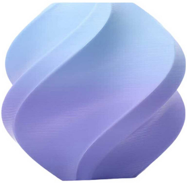 뱀부랩 3D 프린팅용 더블 그라데이션 PLA 필라멘트, 1개, 버블 퍼플