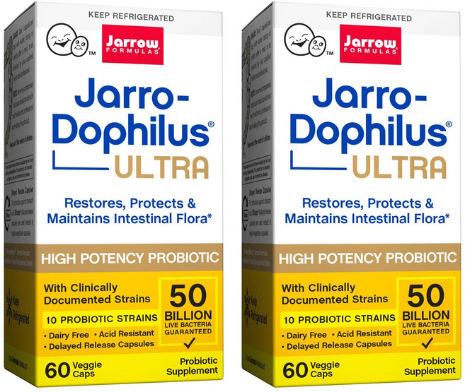 Jarrow FORMULAS 賈羅公式 500億益生菌素食膠囊, 60顆, 2罐