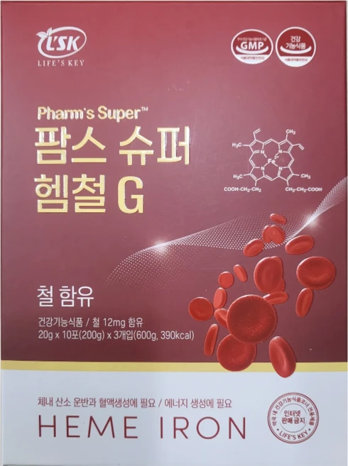 팜스 슈퍼 헴철 G 1개월분 공복섭취 흡수잘되는 액상 철분, 1개, 30회분 - 쿠팡