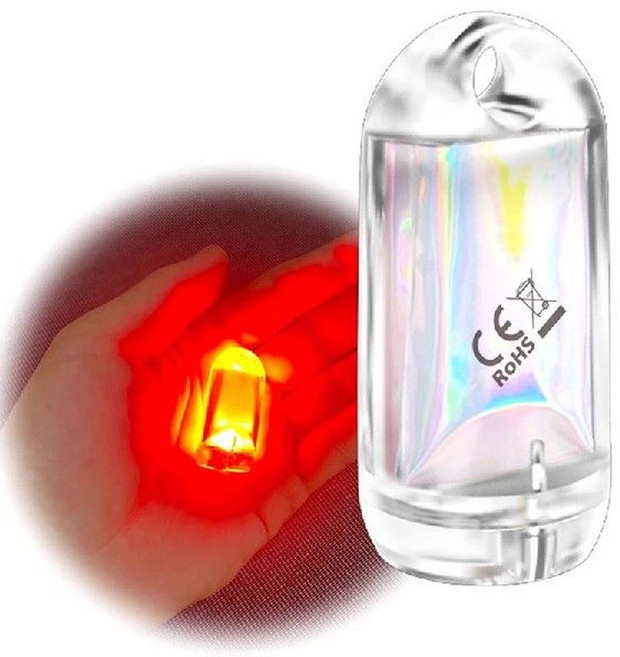 두킵 DOKEEP 초미니 LED AMZ CL15 아오라 무선 C타입충전 라이트 전구, red