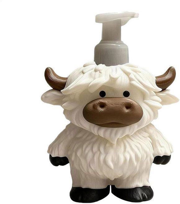 소프 디스펜서 소 디자인 리필 가능 로션 병 수동 주방 비누 샤워 세탁, China Mainland, A