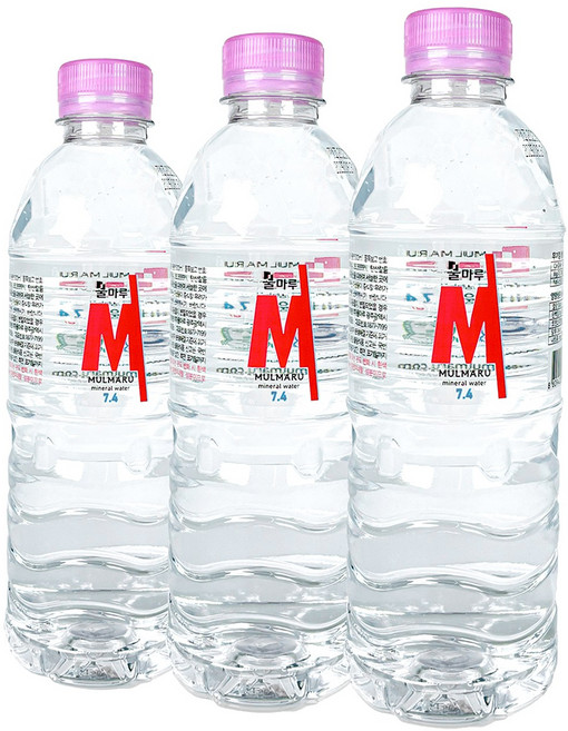 물마루 미네랄 500mL X 20병 일반형, 20개