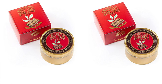 TWG 얼그레이 초콜릿 캐비어 틴케이스 Chocolate Earl Grey Tea 100g 2개, 1개