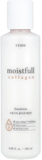 절실히 몸관리가필요한시기 ETUDE 모이스트풀 콜라겐 에멀전 180ml(6.08fl oz) 프리미엄할인상품입니다, 180ml, 1 - 쿠팡