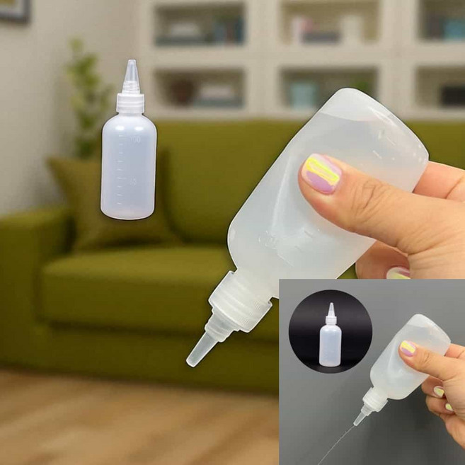 말랑말랑 뾰족캡 눈금표시 바늘 공병 100ml 뾰족캡용기 일회용약병 투약병 뾰족병