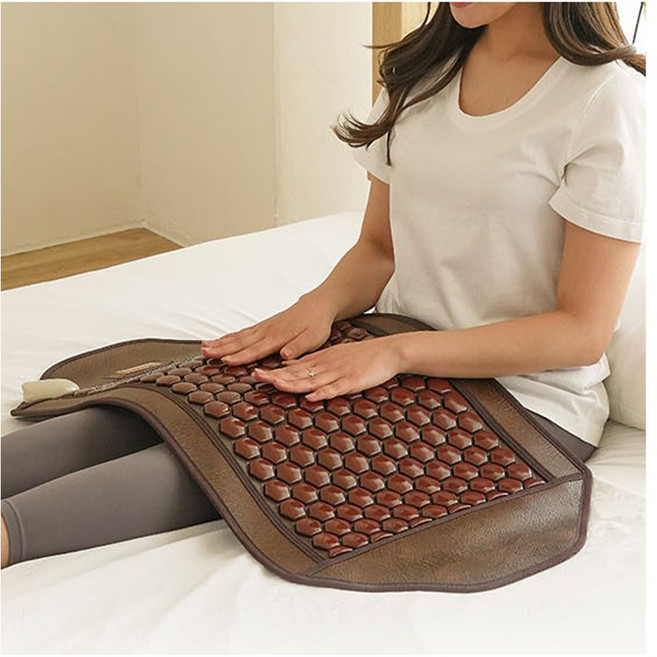 한일의료기 게르마늄 세라믹 탄소발열 온열 전기 배 찜질기 건강매트