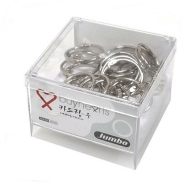 바이하츠 점보 실버 카드링 중(입수량 22개)