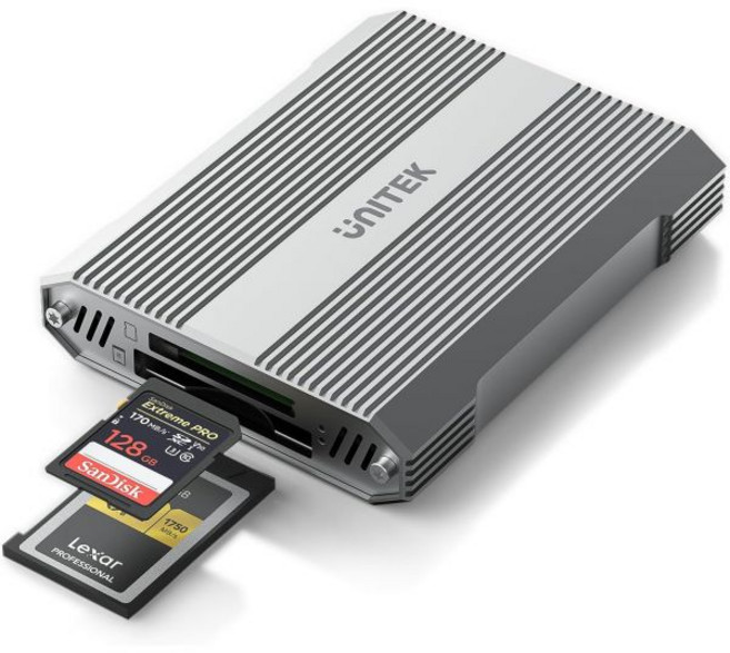 CFExpress 유형 B 및 SD4.0 UHS-II 듀얼 슬롯 메모리 카드 리더 10Gbps USB 3.2세대 B/SD/SDHC/SDXC/SDUC용 CF Express 플, 1개