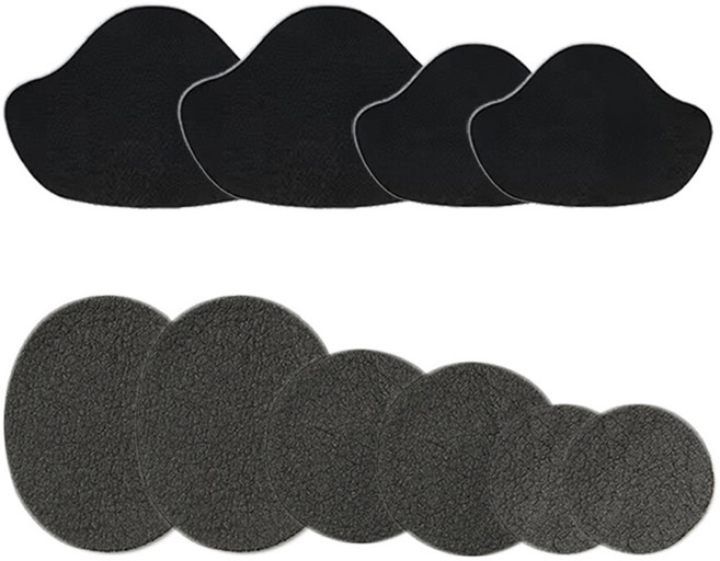 신발 메쉬 수선 6P + 뒤꿈치 패드 4P(총10P), 1개, 블랙