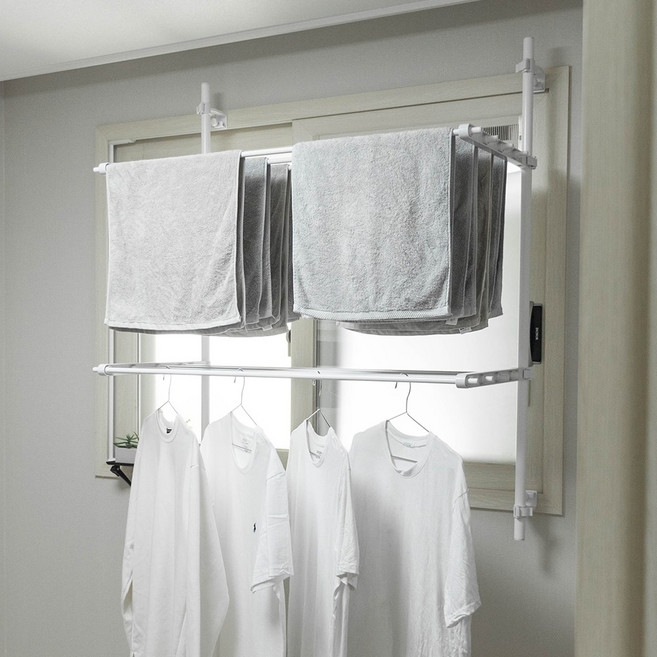 공간창조 건조대 선반 2단