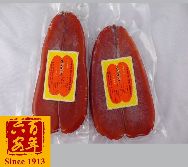 六安堂台灣雲林契作野生烏魚子禮盒 鹹香綿密超美味 新鮮乾貨系列, 1個, 6兩特級烏魚子禮盒(1盒1片)