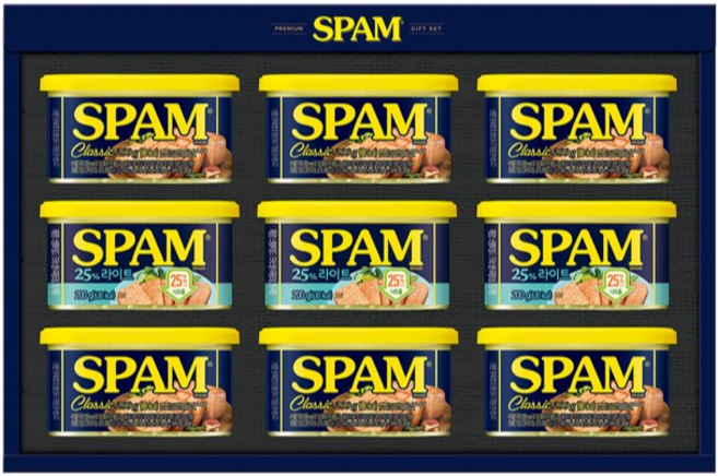 (명절선물) 스팸8K호 선물세트+쇼핑백, 1개