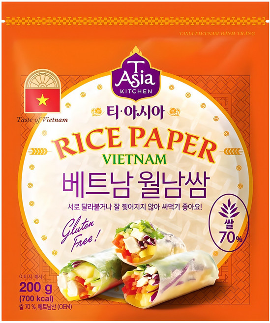 티아시아키친 베트남 월남쌈, 200g, 1개