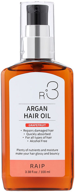 라입 R3 아르간오일 헤어에센스 자몽, 100ml, 1개