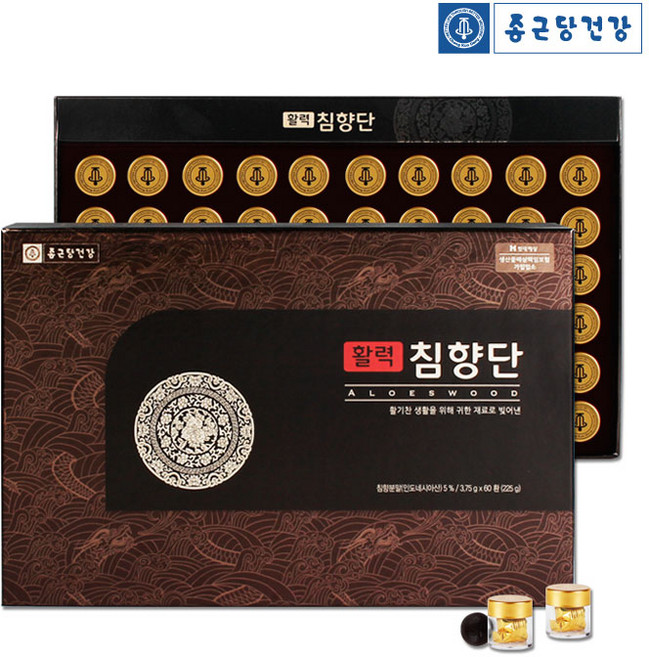 종근당 활력침향단 60환 쇼핑백증정, 56g, 1개