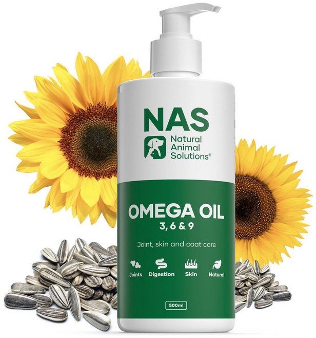 NAS 寵物鱈魚肝油 貓咪狗狗適用 皮膚保健 關節靈活, 500ml, Omega脂肪酸, 1個