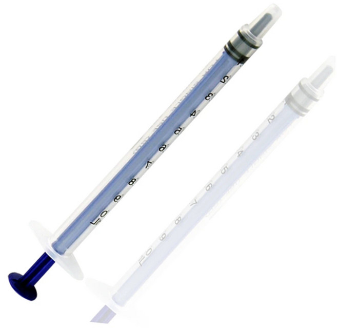 바늘없는 주사기 반려동물 앵무새 급식 피딩 잉크충전 다용도 주사기 1ml 10개, 반투명 랜덤